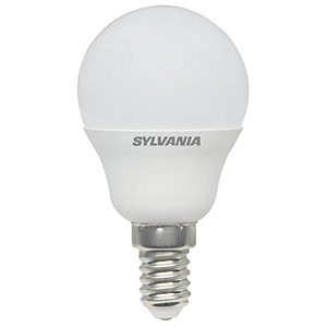 Sylvania LED Non Dimmable Frosted Mini Globe E14 Light Bulb - 5.5W