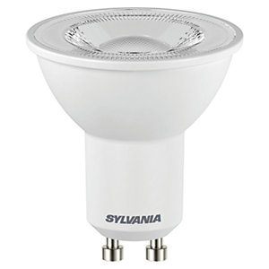 Image of Sylvania LED Non Dimmable Warm White GU10 Light Bulb - 3.4W