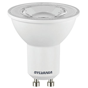 Sylvania LED Non Dimmable Warm White GU10 Light Bulbs - 4.5W Pack of 5