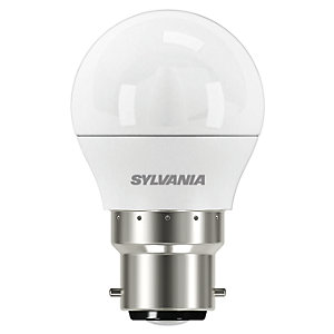 Sylvania LED Dimmable Frosted Mini Globe B22 Light Bulb - 5.6W