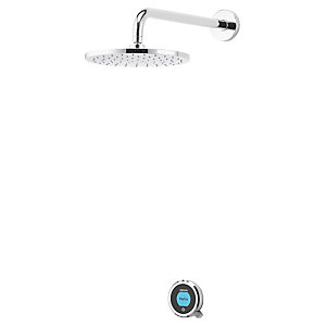 Aqualisa Optic Q Smart Concealed High Pressure Combi Shower with Fixed Wall Head