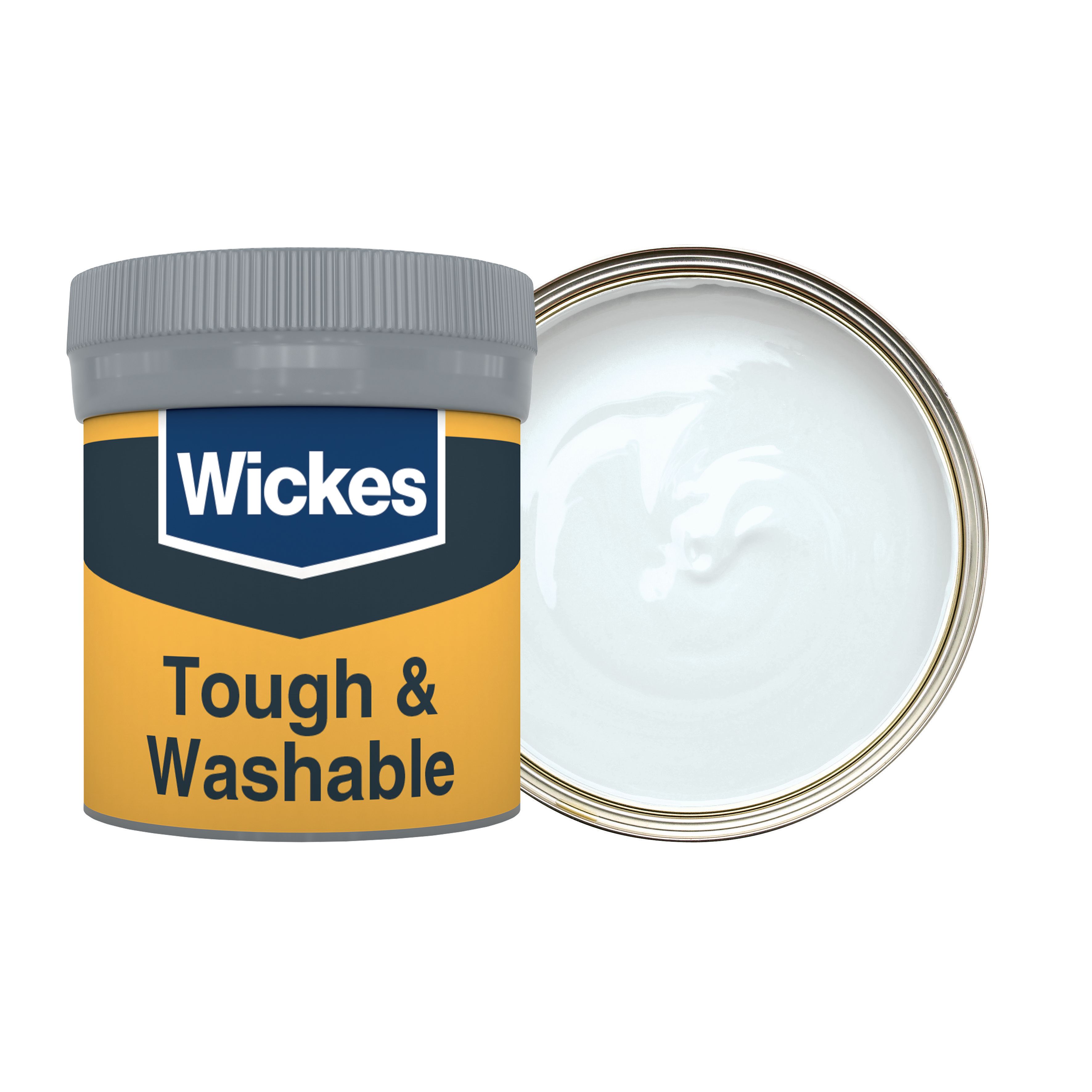 Wickes Cloud - No. 150 Tough & Washable Matt Emulsion Paint Tester Pot - 50ml