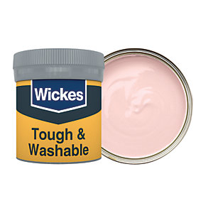 Wickes Poetic Pink - No. 605 Tough & Washable Matt Emulsion Paint Tester Pot - 50ml