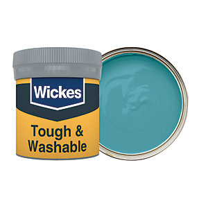 Wickes Teal - No. 940 Tough & Washable Matt Emulsion Paint Tester Pot - 50ml