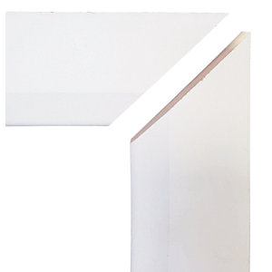Chamfered Mitred Primed MDF Architrave Set - 14.5mm x 69mm x 2.1m