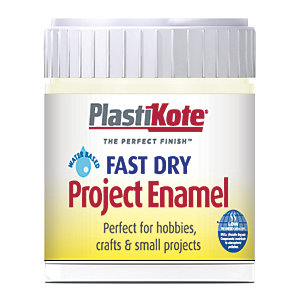 Plastikote Fast Dry Brush On Enamel - Creme De La Creme 59ml