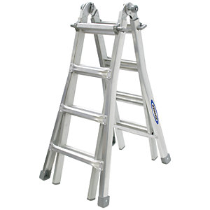 Werner Telescopic 4 x 4 Aluminium Combination Ladder
