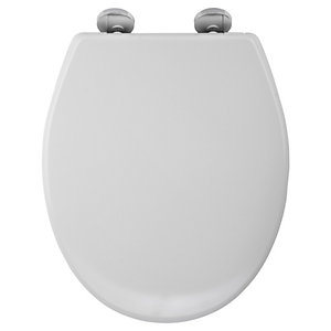 Croydex Flexi-Fix Constance Toilet Seat - White