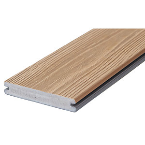 Image of Eva-Last Himalayan Cedar Composite Apex Deck Board - 24 x 140 x 4800mm - Pack of 2
