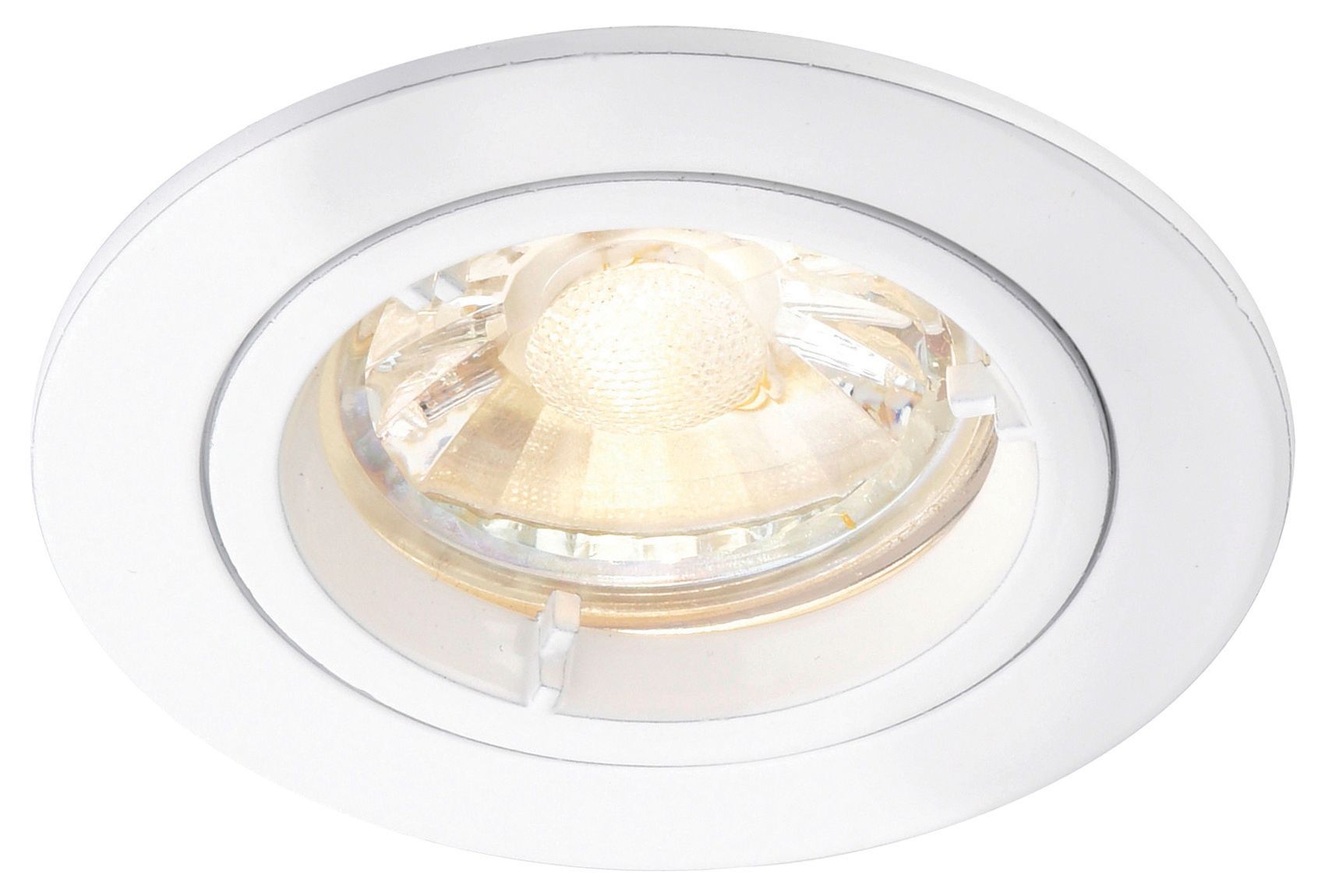 Saxby GU10 Cast Fixed Downlight - Matt White