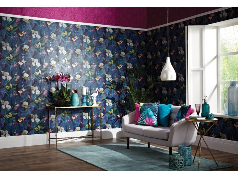 Buy Wallpaper Online Wallpaper Range Wickes Walls republic thick jungle foliage wallpaper plum paper strippable roll (covers 57 sq. buy wallpaper online wallpaper range