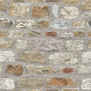 Arthouse Country Stone Wallpaper 10.05m x 53cm