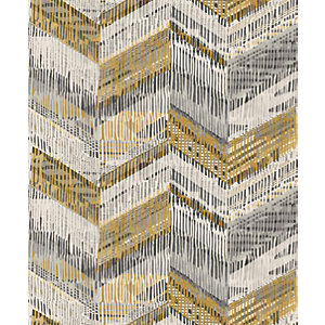 Arthouse Chevron Weave Ochre Wallpaper 10.05m x 53cm