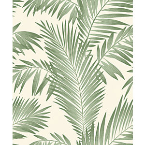 Arthouse Tropical Palm Green Wallpaper 10.05m x 53cm