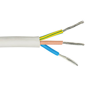3 Core Heat Resistant Flexible Cable (Immersion) 1.5mm 3183TQ Cream 15m