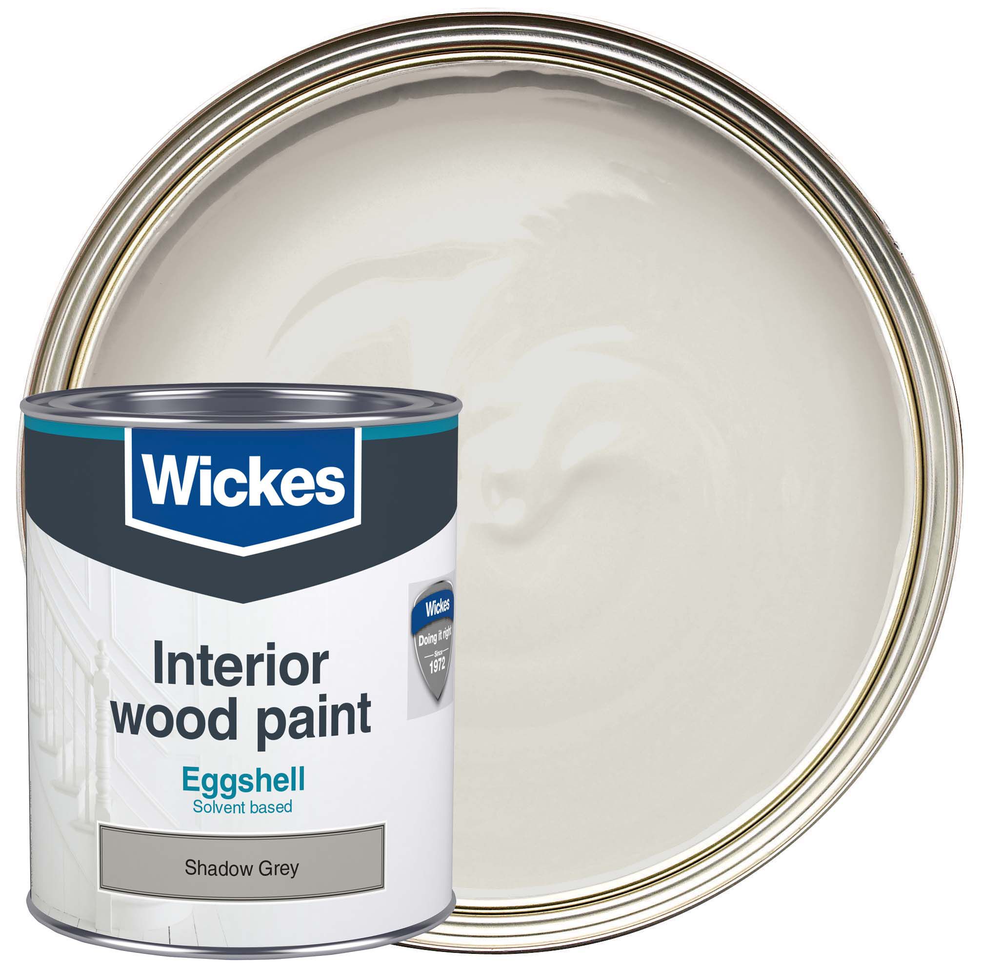 Wickes Eggshell Shadow Grey 750ml