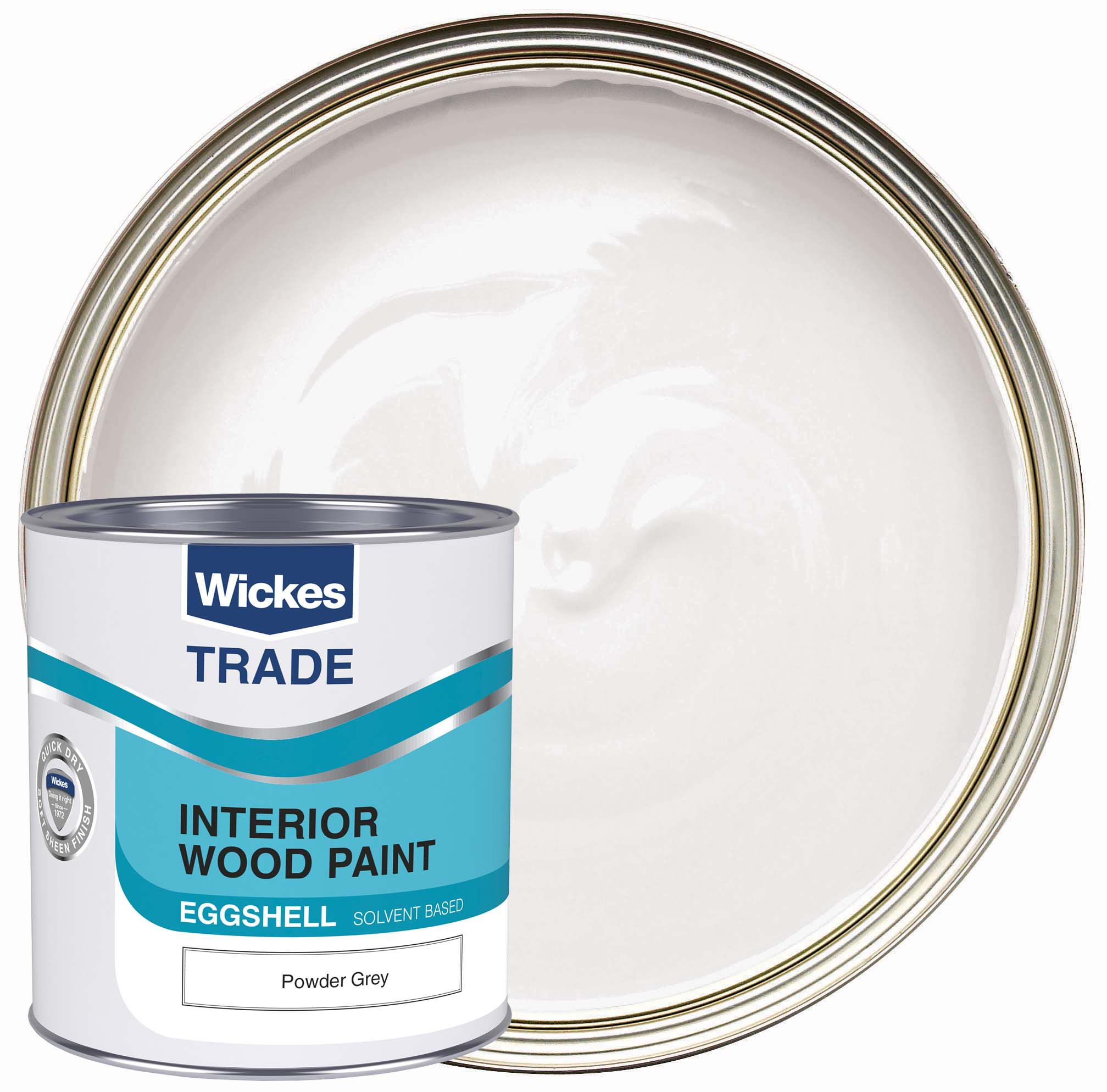Wickes Trade Eggshell Powder Grey 1L