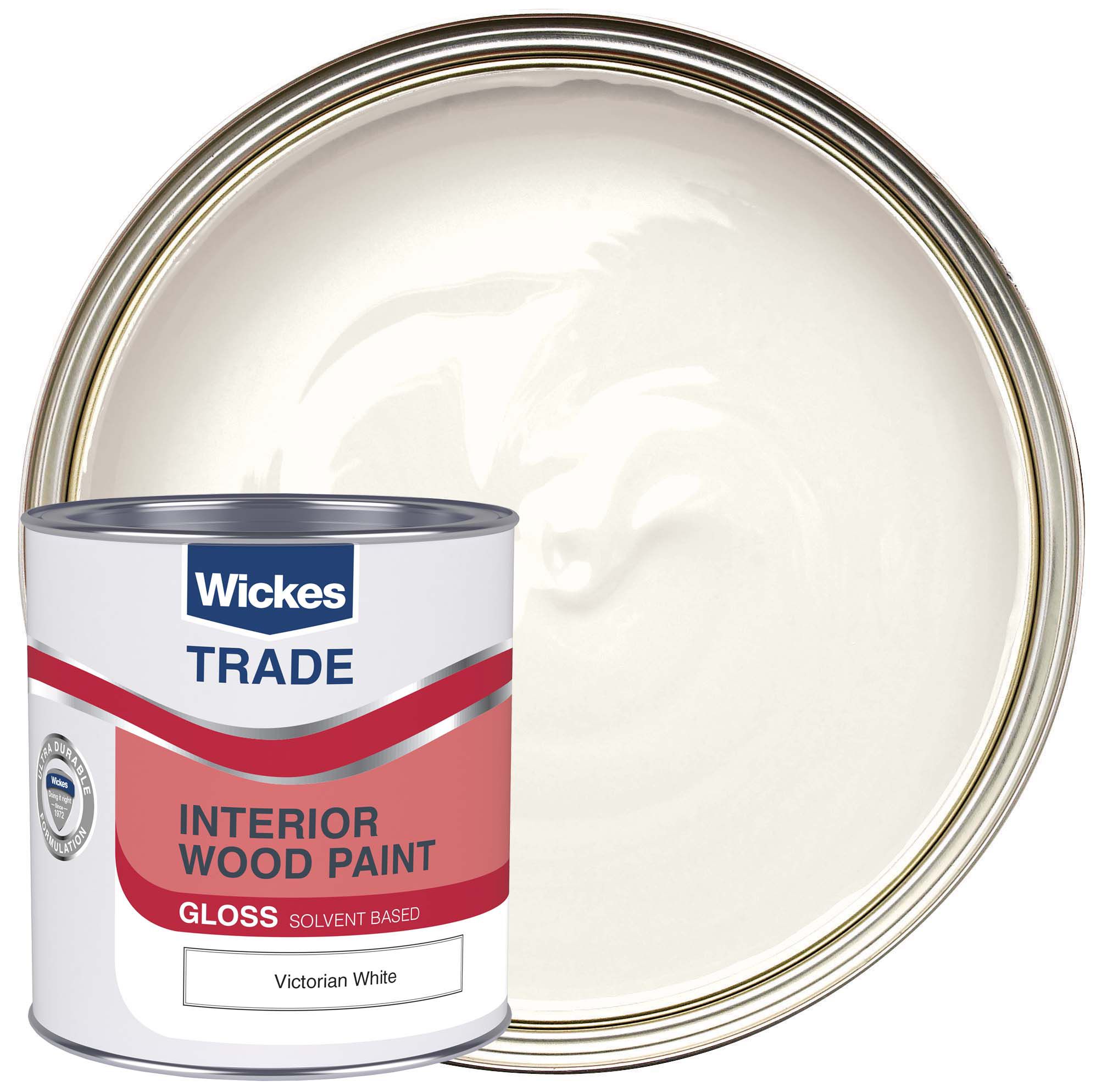 Wickes Trade Liquid Gloss Victorian White 1L
