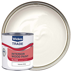 Wickes Trade Liquid Gloss Victorian White 1L