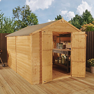 Mercia 10 x 8 ft Overlap Apex Windowless shed