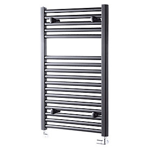 Pisa Anthracite Towel Radiator - 800mm - Various Widths Available