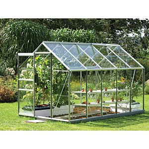 Vitavia Venus 6 x 10ft Toughened Glass Greenhouse with Steel Base