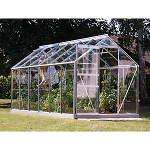 Vitavia Venus 6 x 12ft Toughened Glass Greenhouse with Steel Base