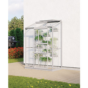 Vitavia Ida 2 x 4ft Horticultural Glass Greenhouse with Steel Base
