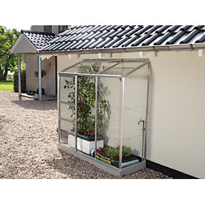 Vitavia Ida 2 x 6ft Toughened Glass Greenhouse with Steel Base