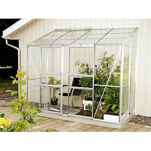 Vitavia Ida 8 x 4ft Toughened Glass Greenhouse with Steel Base