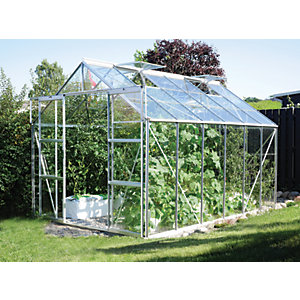 Vitavia Jupiter 8 x 12ft Horticultural Glass Greenhouse with Steel Base
