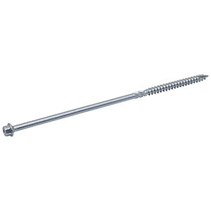Wickes Timber Drive Hex Head Silver Screw - 7x100mm Pack Of 25