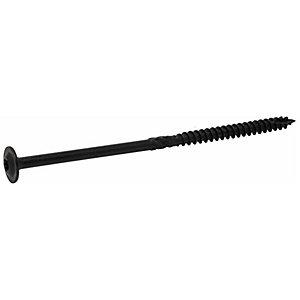 Wickes Timber Drive Tx Washer Head Black Screw - 7x150mm Pack Of 25
