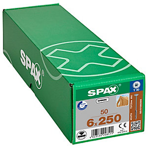 Spax Tx Washer Head Wirox Screws - 6.0x250mm Pack Of 50
