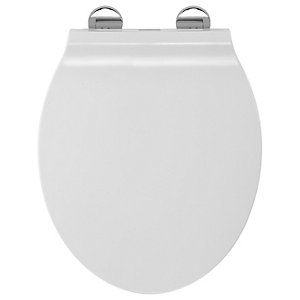 Croydex Flexi-Fix Michigan Toilet Seat - White