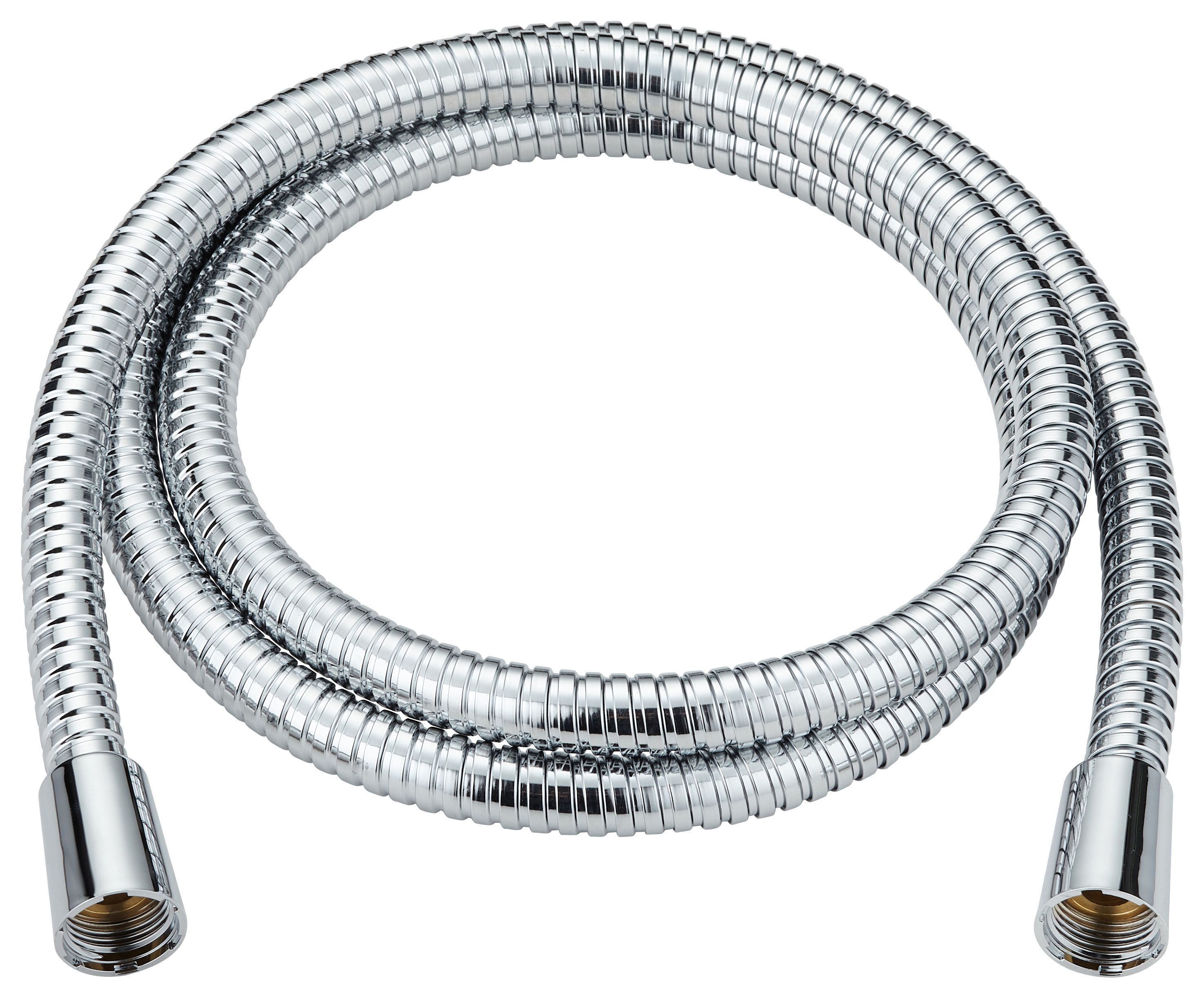 Double Interlock Shower Hose 1.75m - Chrome