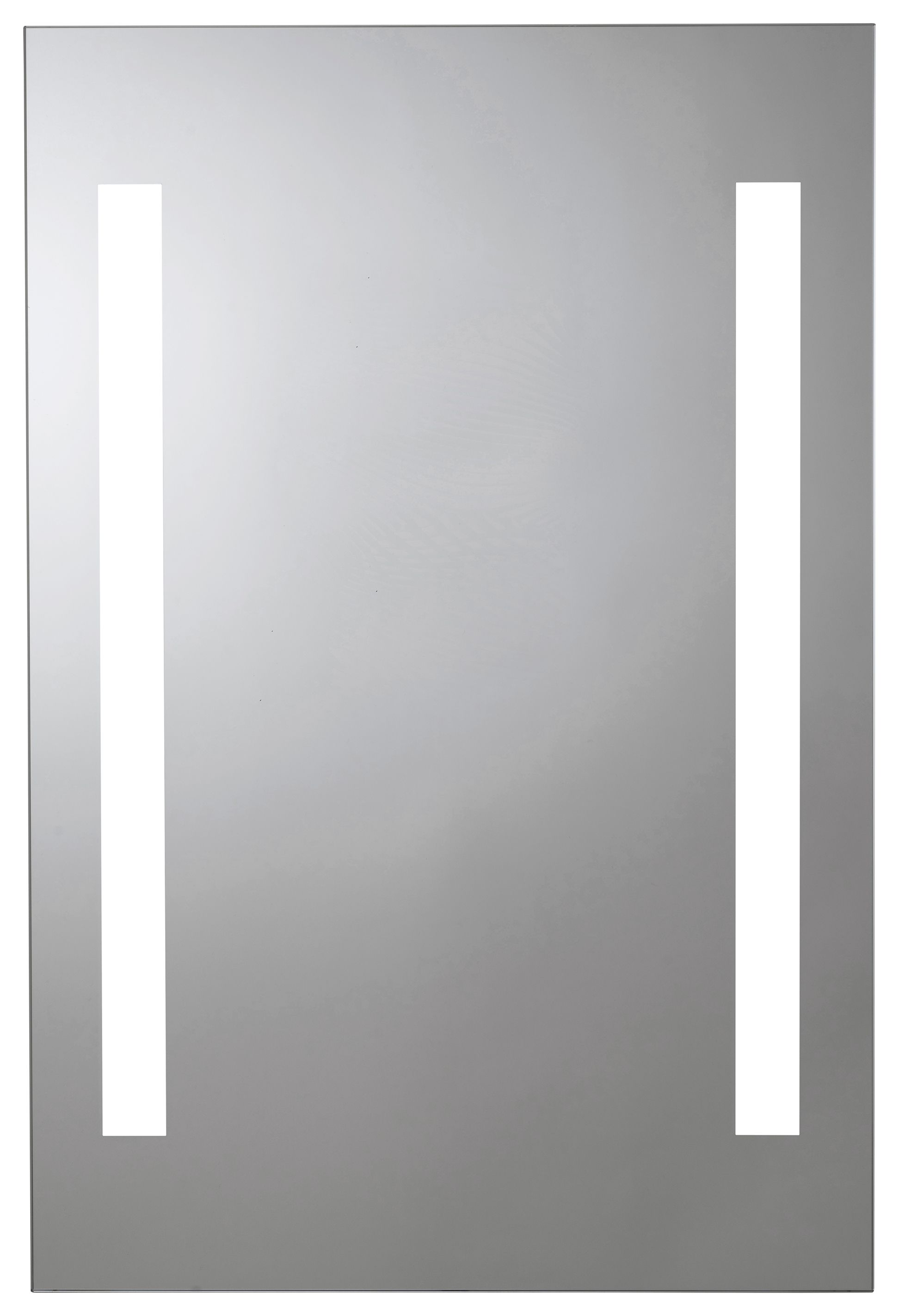 Croydex Horton Battery LED Bathroom Mirror - Silver