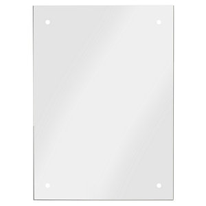 Croydex Large Basic Bathroom Mirror - Silver