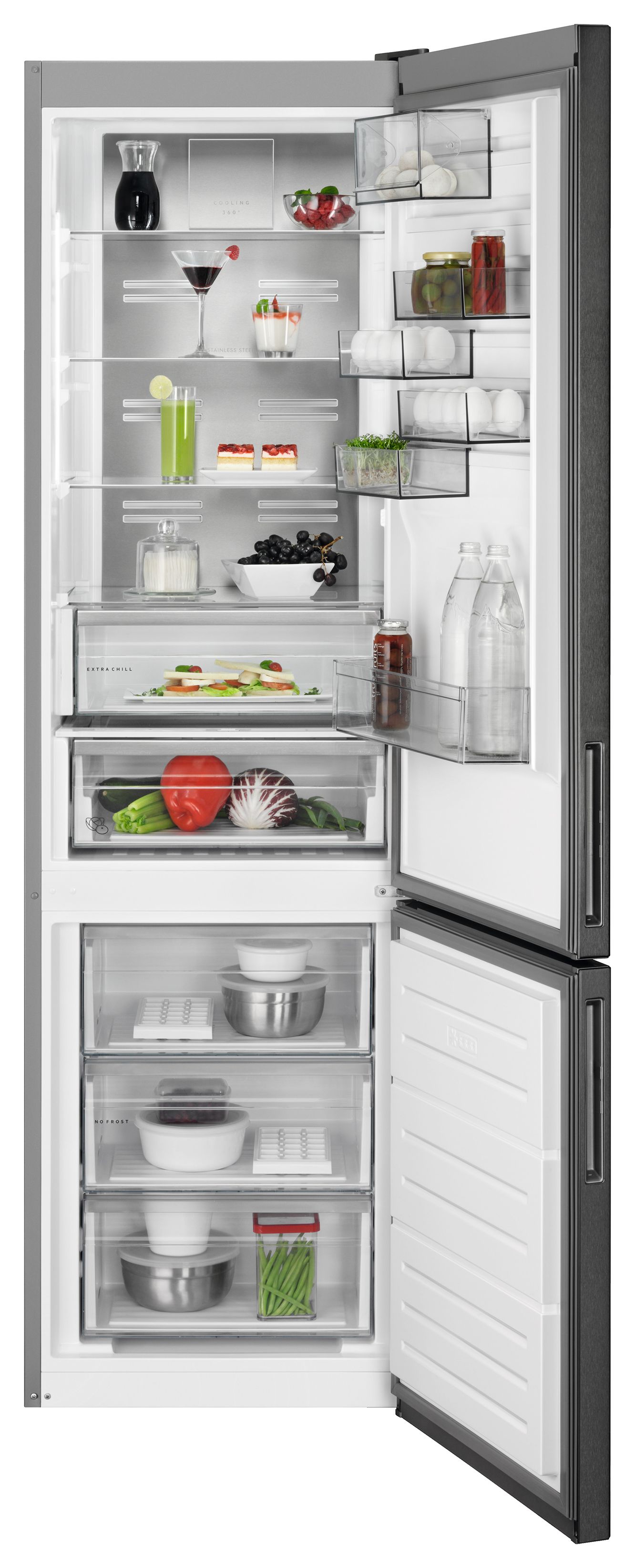 AEG Freestanding Fridge Freezer RCB736E5MB