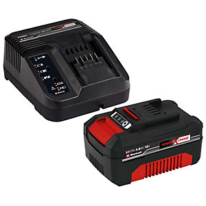 Einhell Power X-Change 18V 4.0Ah Battery and Fast Charger Starter Kit