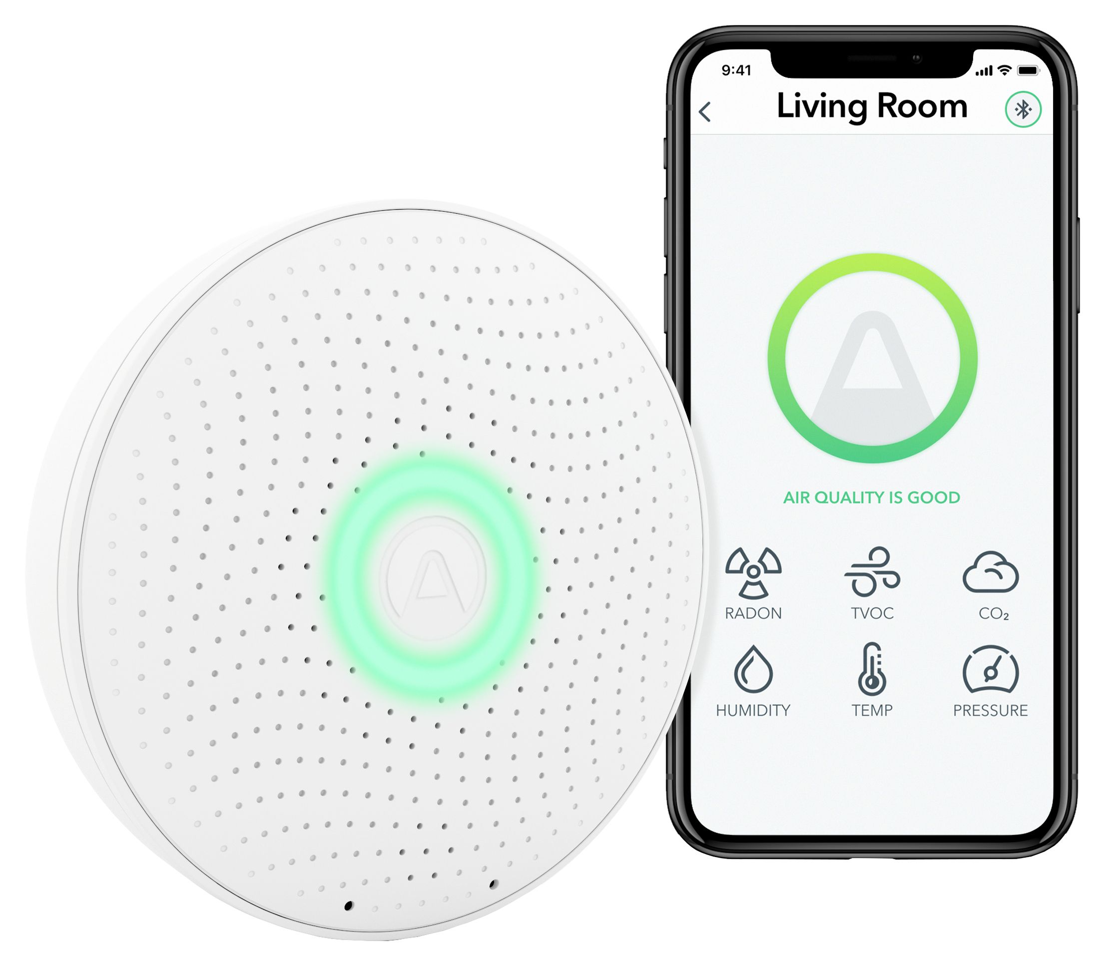 Airthings Wave Plus - Smart Radon and Indoor Air Quality Monitor