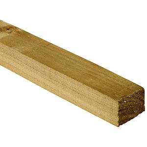 Wickes Treated Sawn Timber - 47 x 47 x 1800mm