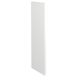 Wickes Vienna Gloss White Wall Decor End Panel - 18mm
