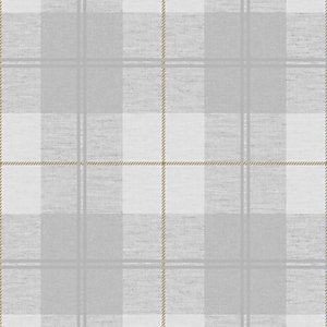 Superfresco Easy Heritage Tweed Grey Wallpaper 10m
