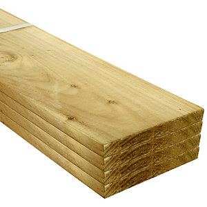 Wickes Treated Sawn Timber - 22 x 150 x 2400mm