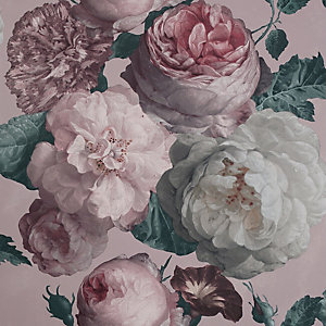 Arthouse Highgrove Floral Blush Pink Wallpaper 10.05m x 53cm