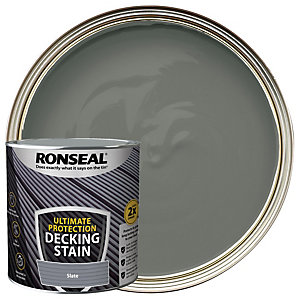 Ronseal Ultimate Protection Slate Decking Stain - 2.5L