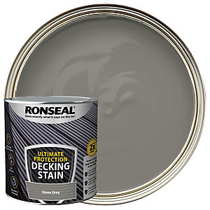 Ronseal Ultimate Protection Stone Grey Decking Stain - 2.5L