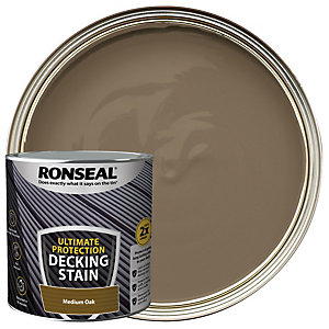 Ronseal Ultimate Protection Medium Oak Decking Stain - 2.5L