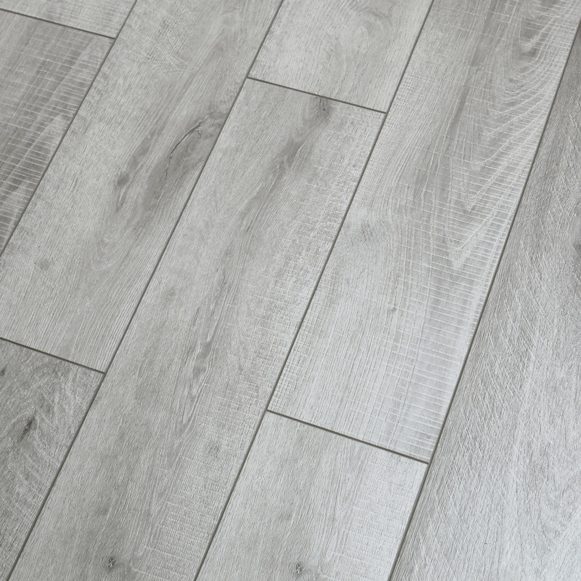 Novocore Embossed Light Grey Luxury Vinyl Flooring - 1.98m2